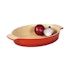 Chasseur La Cuisson Large Oval Baking Dish Red