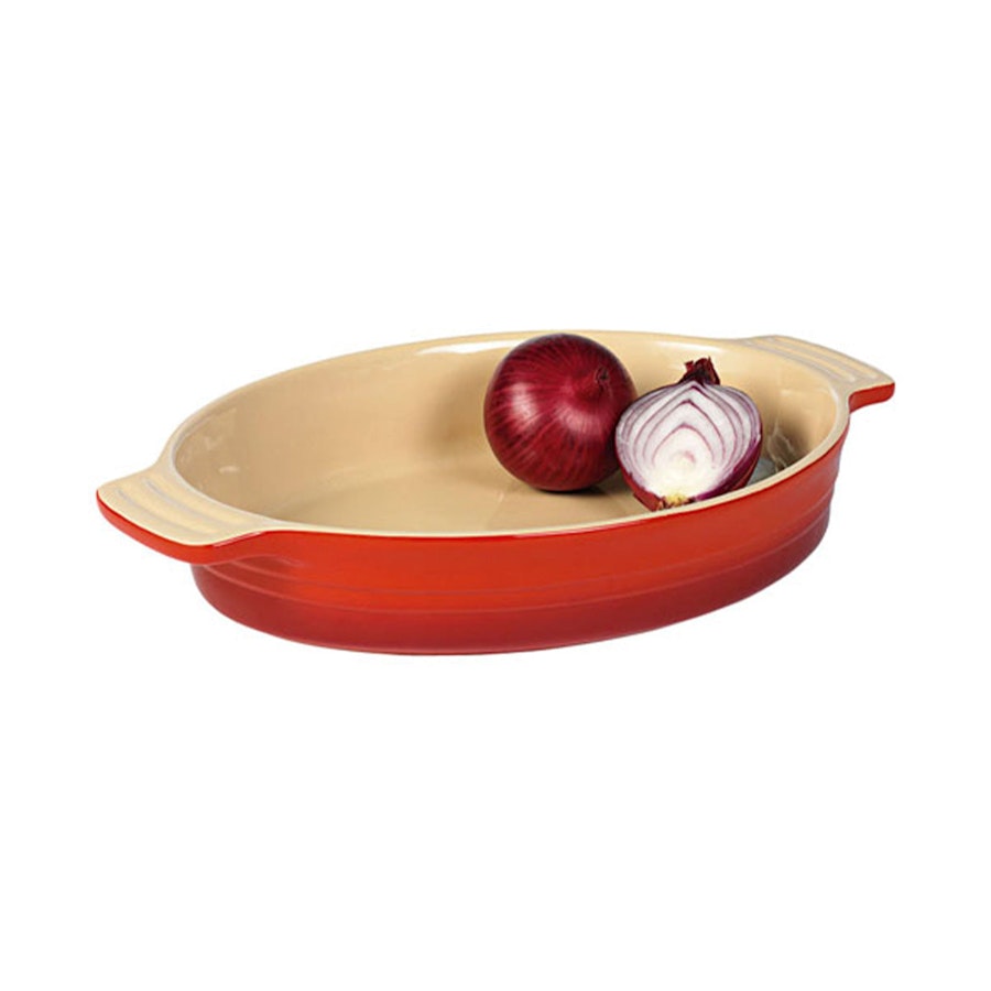 Chasseur La Cuisson Large Oval Baking Dish Red Red