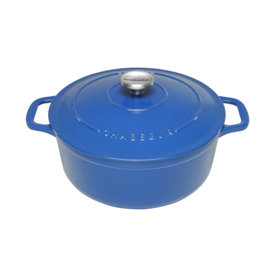 Chasseur Cast Iron 28cm (6.1L) Round French Oven Sky Blue Sky Blue