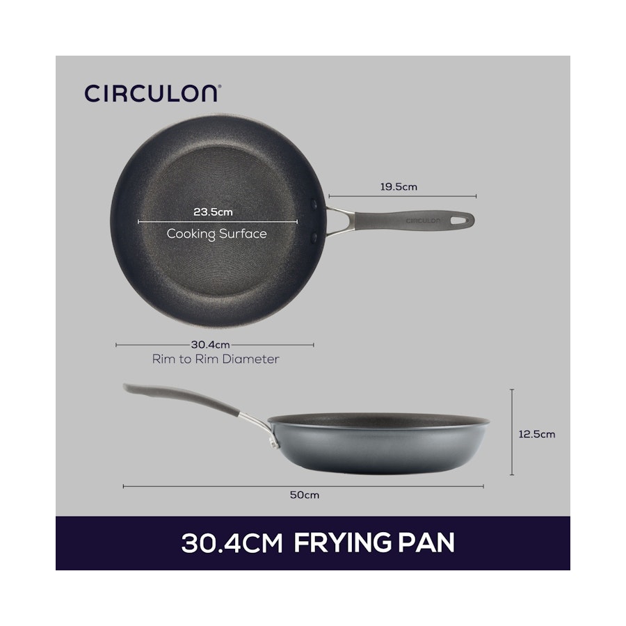 Circulon ScratchDefense A1 30.4cm Skillet Black Black