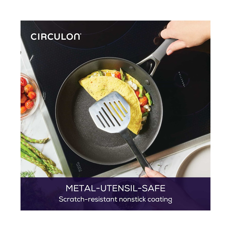 Circulon ScratchDefense A1 21.5cm Skillet Black Black