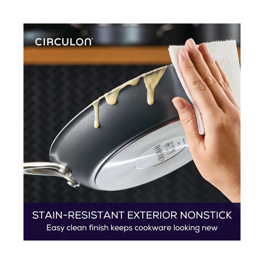 Circulon ScratchDefense A1 21.5cm Skillet Black Black