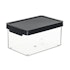 ClickClack Basics Rectangle 1.9L Pantry Storage Container Charcoal