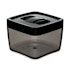 ClickClack Display Cube 0.9L Airtight Container Black