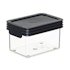 ClickClack Basics Rectangle 0.4L Pantry Storage Container Set of 4 Charcoal