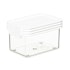 ClickClack Basics Rectangle 0.4L Pantry Storage Container Set of 4 White