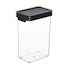 ClickClack Basics Tall 1.2L Pantry Storage Container Set of 4 Charcoal