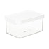 ClickClack Basics Rectangle 1.9L Pantry Storage Container Set of 4 White