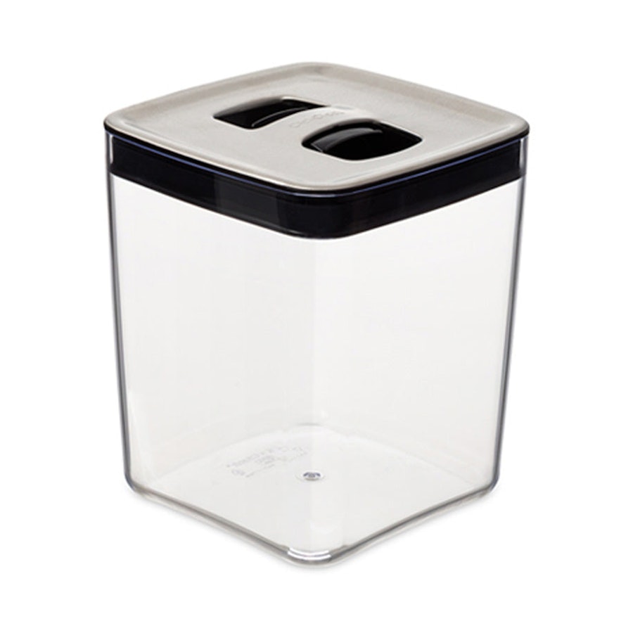 ClickClack Pantry Cube 3.3L Storage Container Set of 4 Stainless Steel Stainless Steel