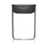 ClickClack Pantry Round 1.0L Storage Container Set of 4 Charcoal