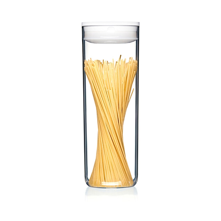 ClickClack Pantry Spaghetti 2.4L Storage Container Set of 4 White White