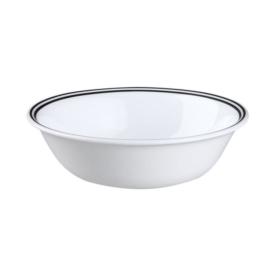 Corelle City Block 532ml Soup/Cereal Bowl (Set of 6) Black/White Black/White