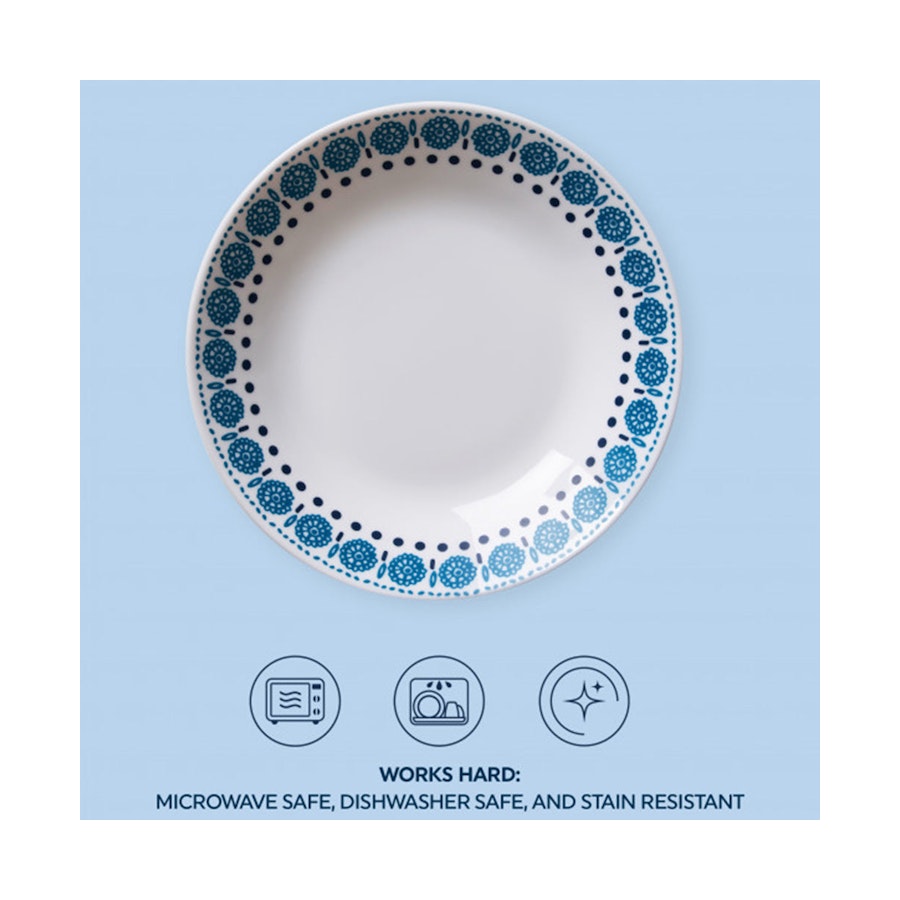 Corelle Everyday 21.6cm Meal Bowl (Set of 4) Azure Azure
