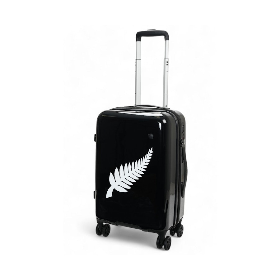 Caselite NZ Fern 56cm Hardside Carry-On Suitcase Black Black
