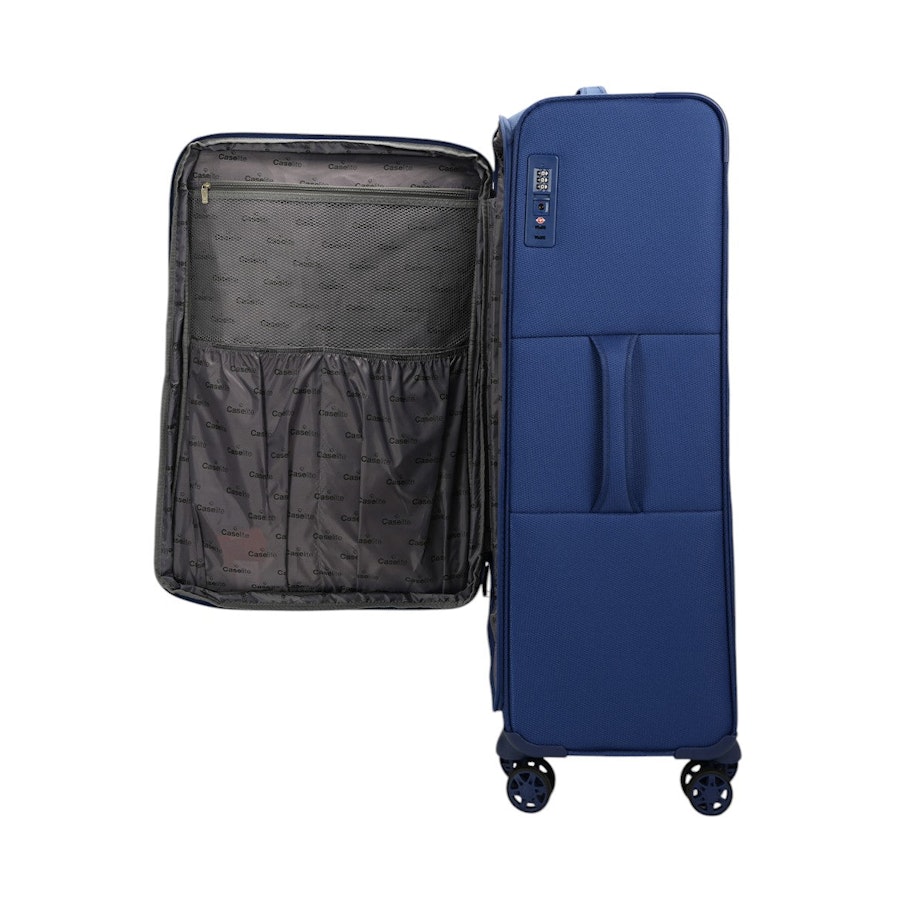 Caselite Ultra 55cm & 80cm Softside Luggage Set with Laptop Bag Navy Navy