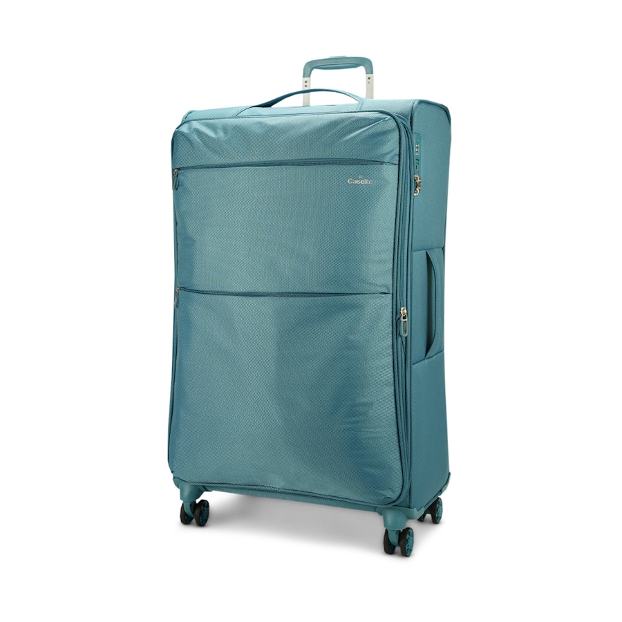 Caselite Ultra 4 Piece Softside Luggage Set Teal Teal