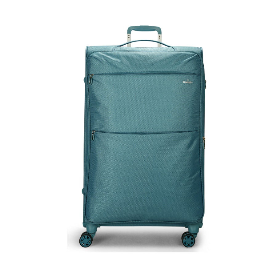 Caselite Ultra 4 Piece Softside Luggage Set Teal Teal