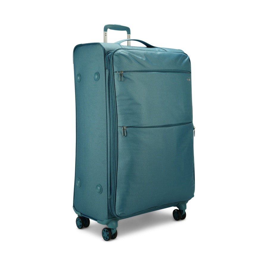 Caselite Ultra 4 Piece Softside Luggage Set Teal Teal