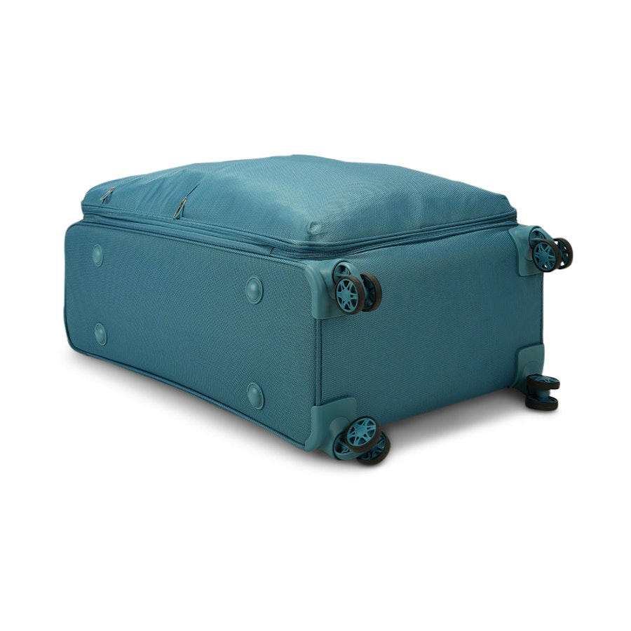Caselite Ultra 4 Piece Softside Luggage Set Teal Teal
