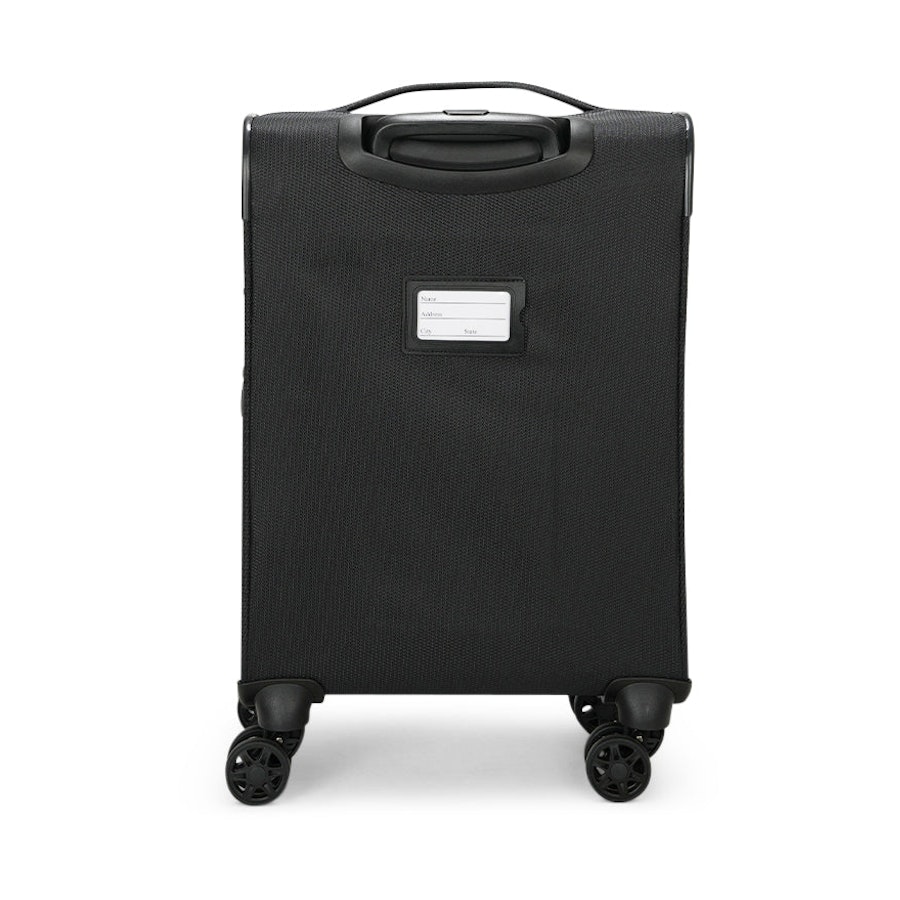 Caselite Ultra 55cm Softside Carry-On Suitcase Black Black