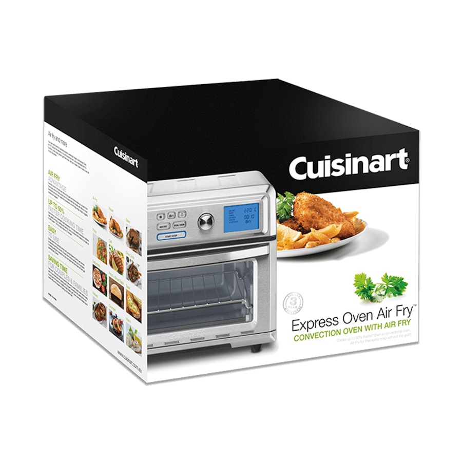 Cuisinart 17L Express Oven Air Fryer Stainless Steel Stainless Steel