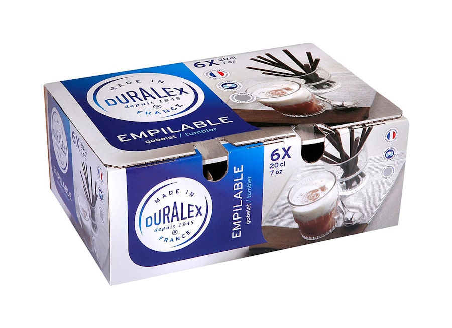 Duralex - 6 Gobelets 20cl Empilable