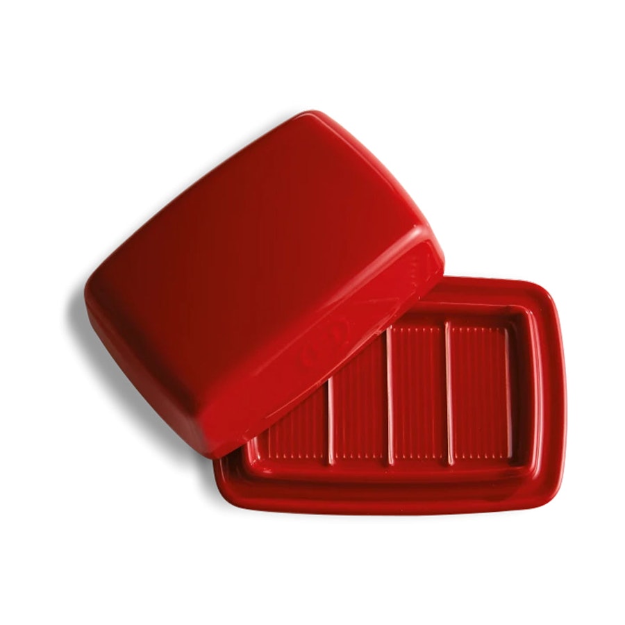 Emile Henry Butter Dish Burgundy Burgundy
