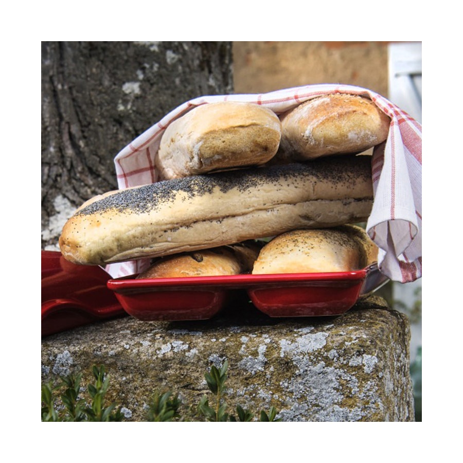 Emile Henry Ciabatta Baker Burgundy Burgundy