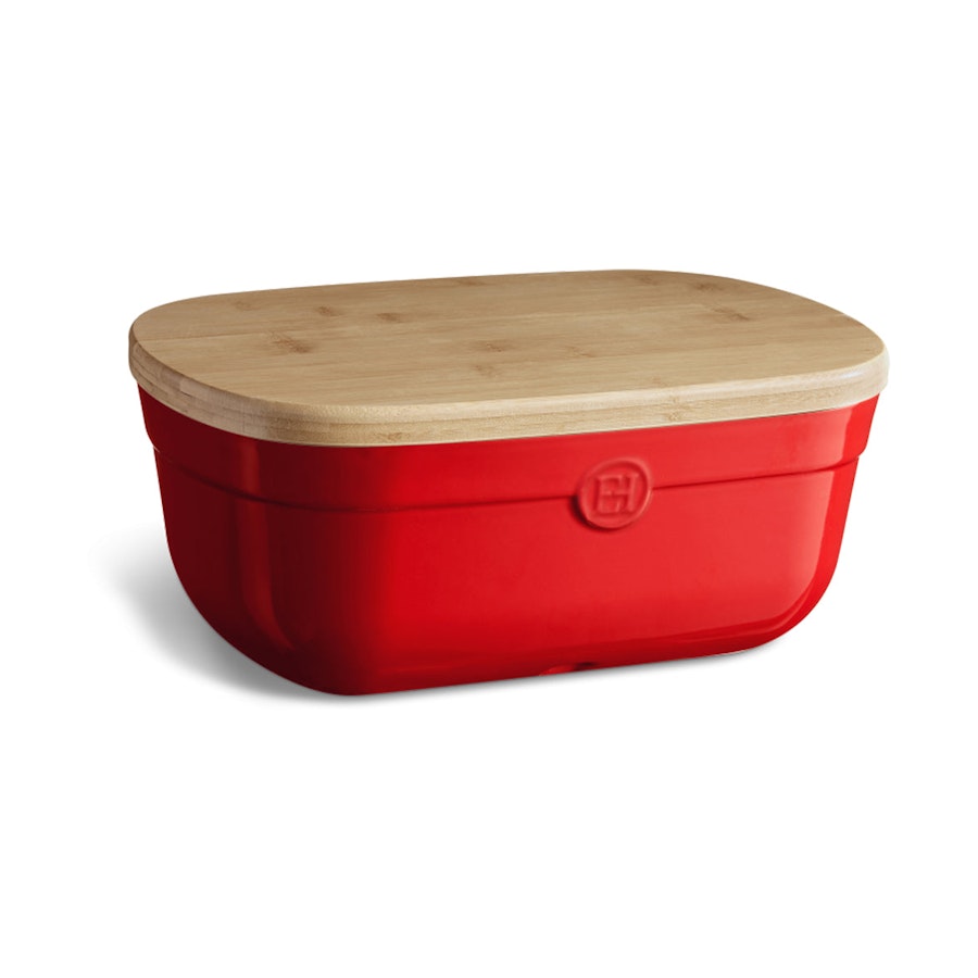 Emile Henry Bread Box Burgundy Burgundy
