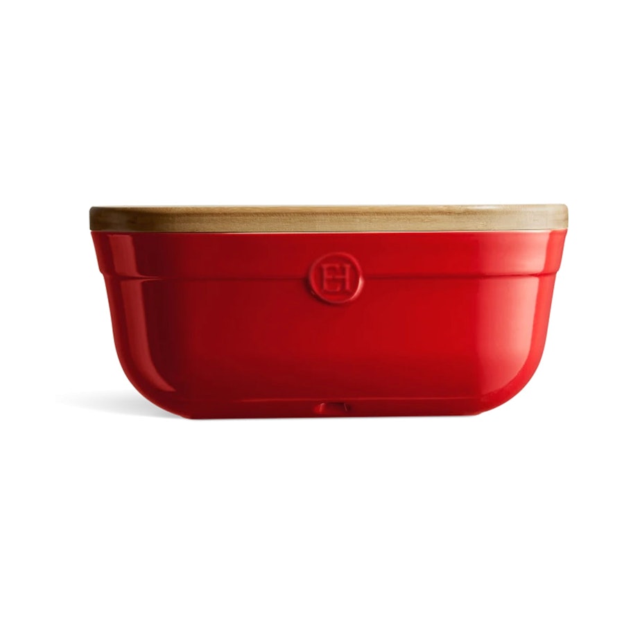Emile Henry Bread Box Burgundy Burgundy