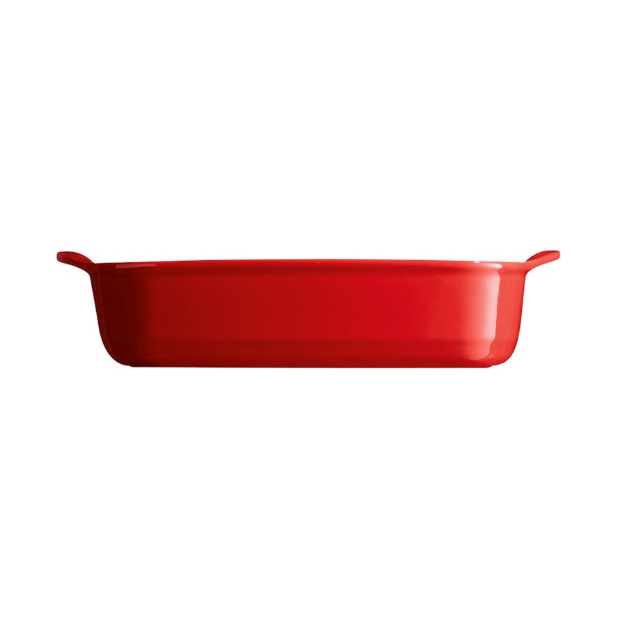Emile Henry Large Rectangular Oven Dish Burgundy Burgundy