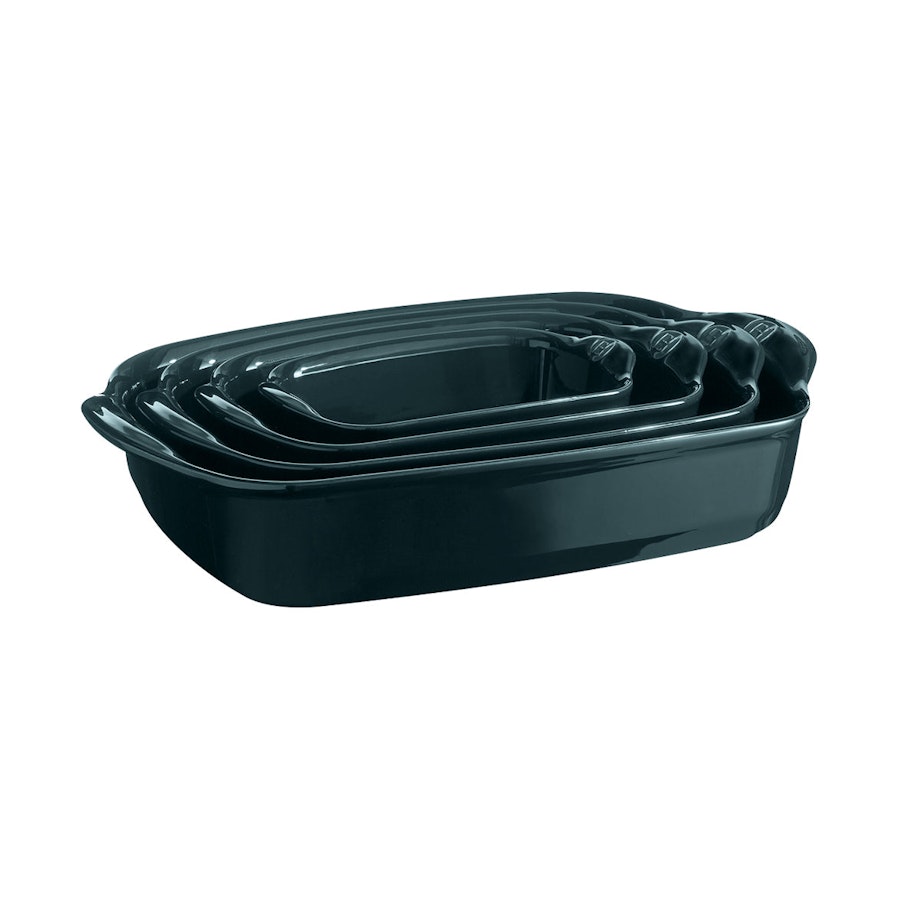 Emile Henry Medium Rectangular Oven Dish Blue Ocean Blue Ocean