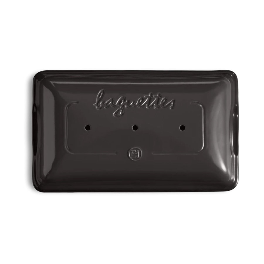 Emile Henry Baguette Bread Baker Charcoal Charcoal