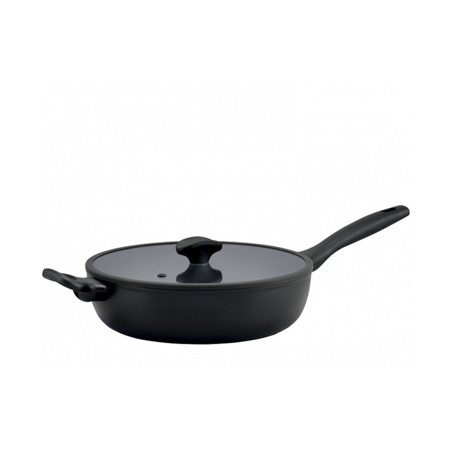 Essteele Per Domani 28cm Deep Covered Skillet Black Black