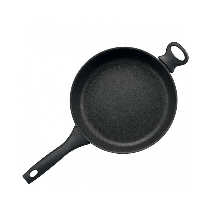 Essteele Per Domani 28cm Deep Covered Skillet Black Black