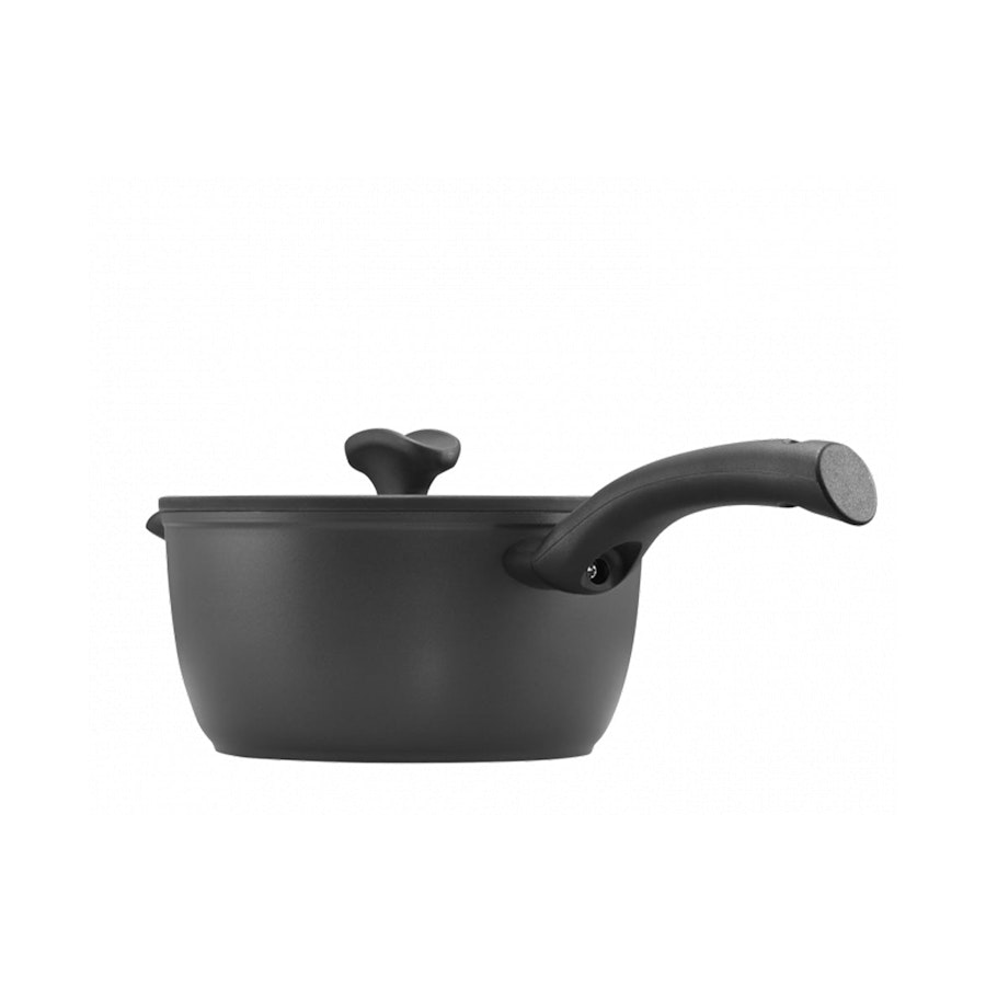 Essteele Per Salute 20cm (2.9L) Covered Saucepan Black Black