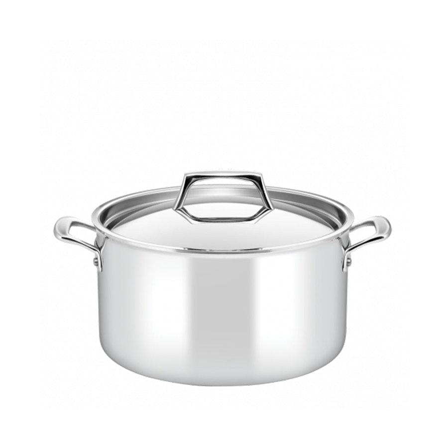 Essteele Per Sempre 26cm (7.6L) Covered Stockpot Stainless Steel Stainless Steel