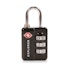 Explorer TSA 3-Dial Combination Lock Black