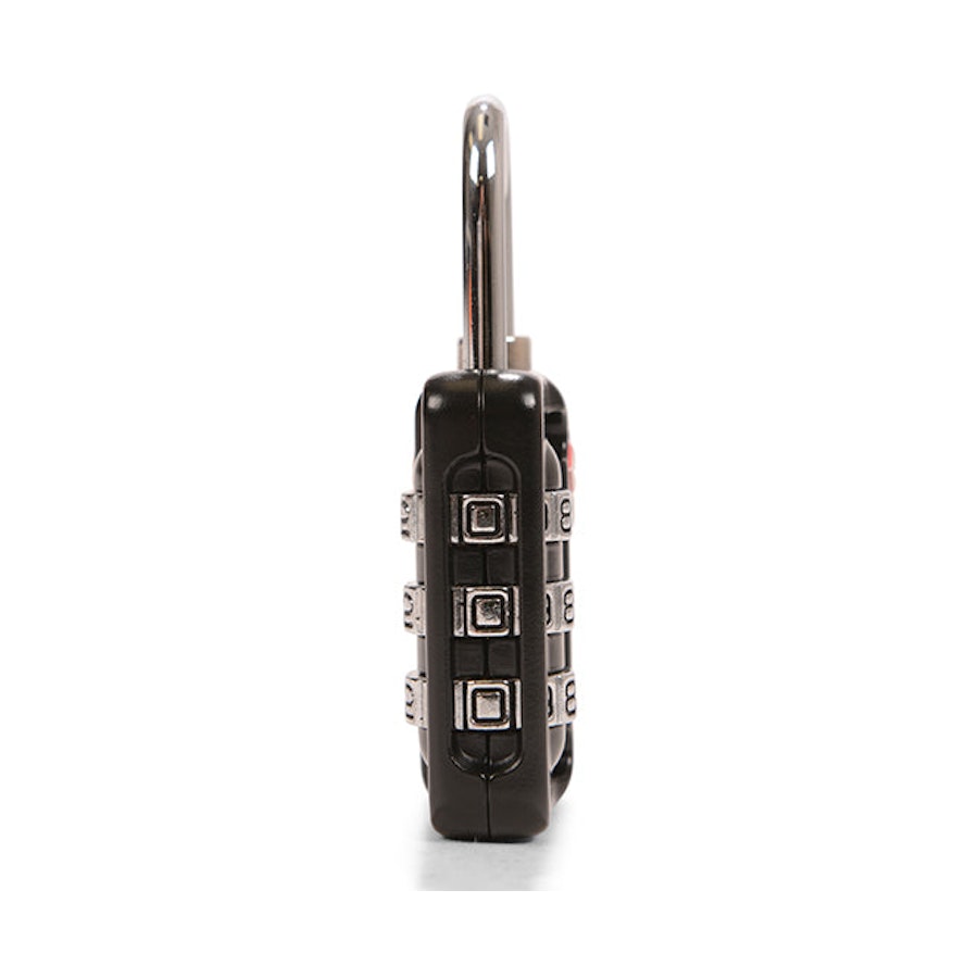 Explorer TSA 3-Dial Combination Lock - 2 Pack Black Black