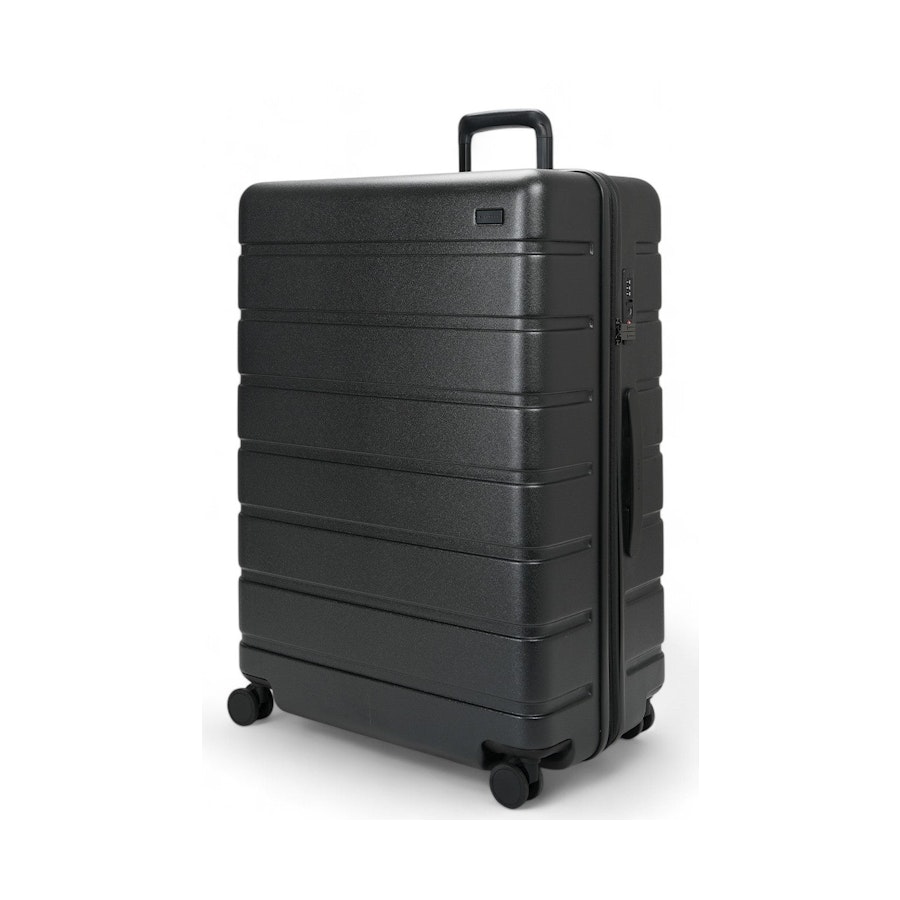 Explorer Arlo Pro 52cm Front Access, 65cm & 75cm Hardside Luggage Set Black Black