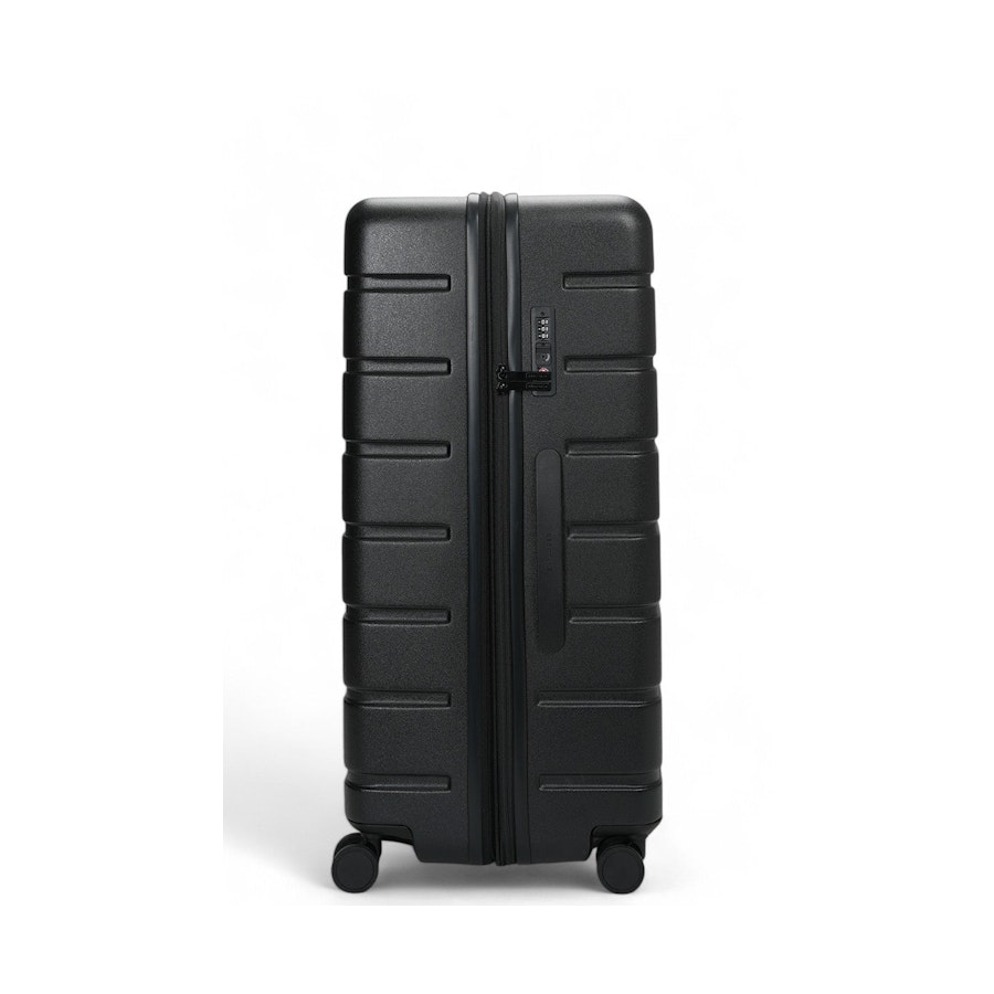 Explorer Arlo Pro 52cm Front Access, 65cm & 75cm Hardside Luggage Set Black Black