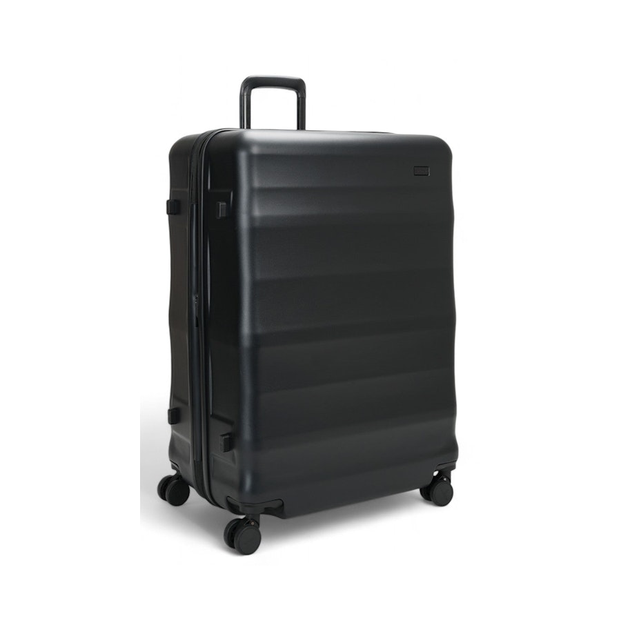 Explorer Luna-Air 55cm, 63cm & 74cm Hardside Luggage Set Black Black