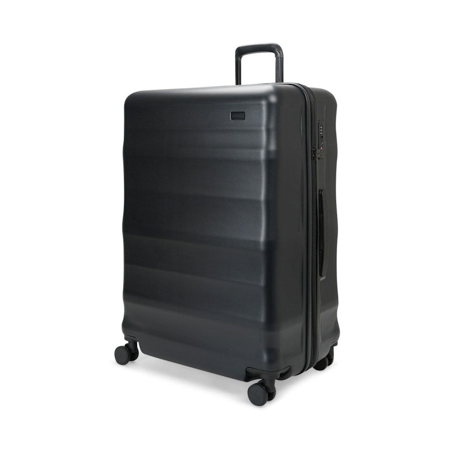 Explorer Luna-Air 55cm, 63cm & 74cm Hardside Luggage Set Black Black