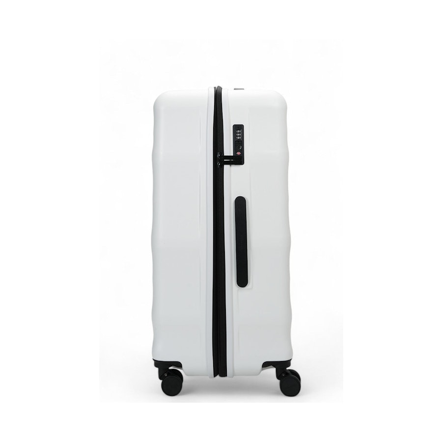 Explorer Luna-Air 55cm, 63cm & 74cm Hardside Luggage Set White White