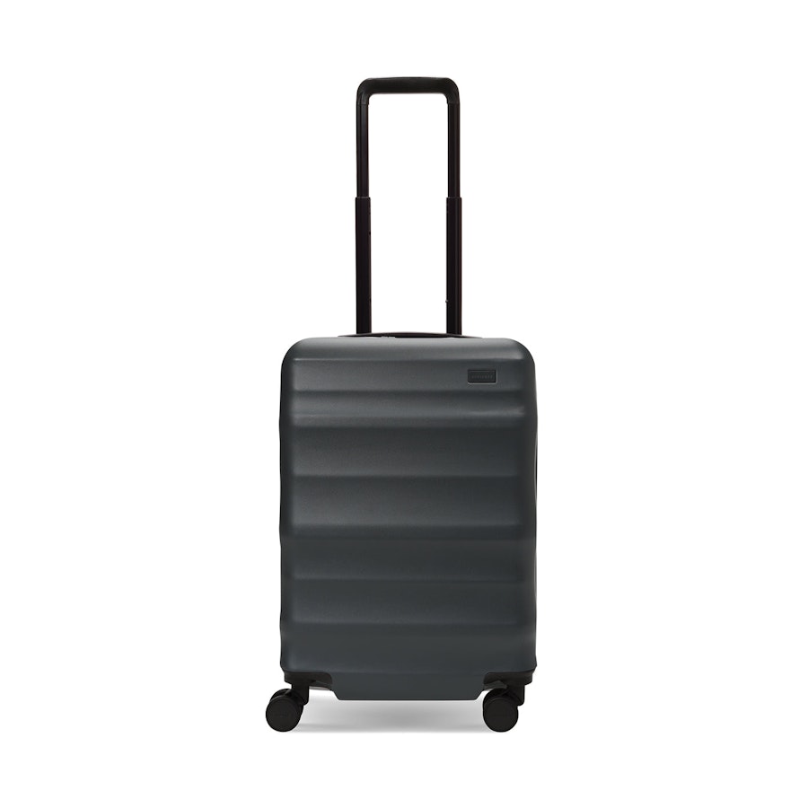 Explorer Luna-Air 55cm Hardside USB Carry-On Suitcase Black Black