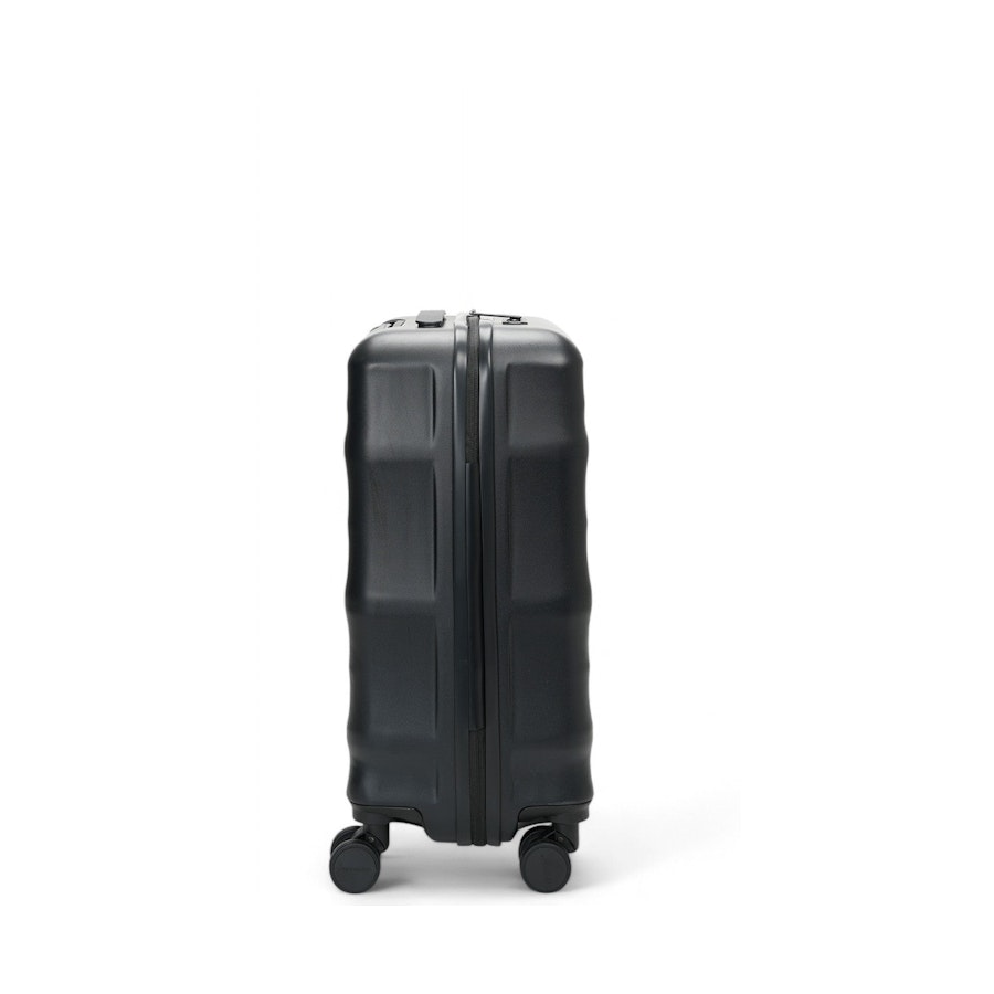 Explorer Luna-Air 55cm Hardside USB Carry-On Suitcase Black Black
