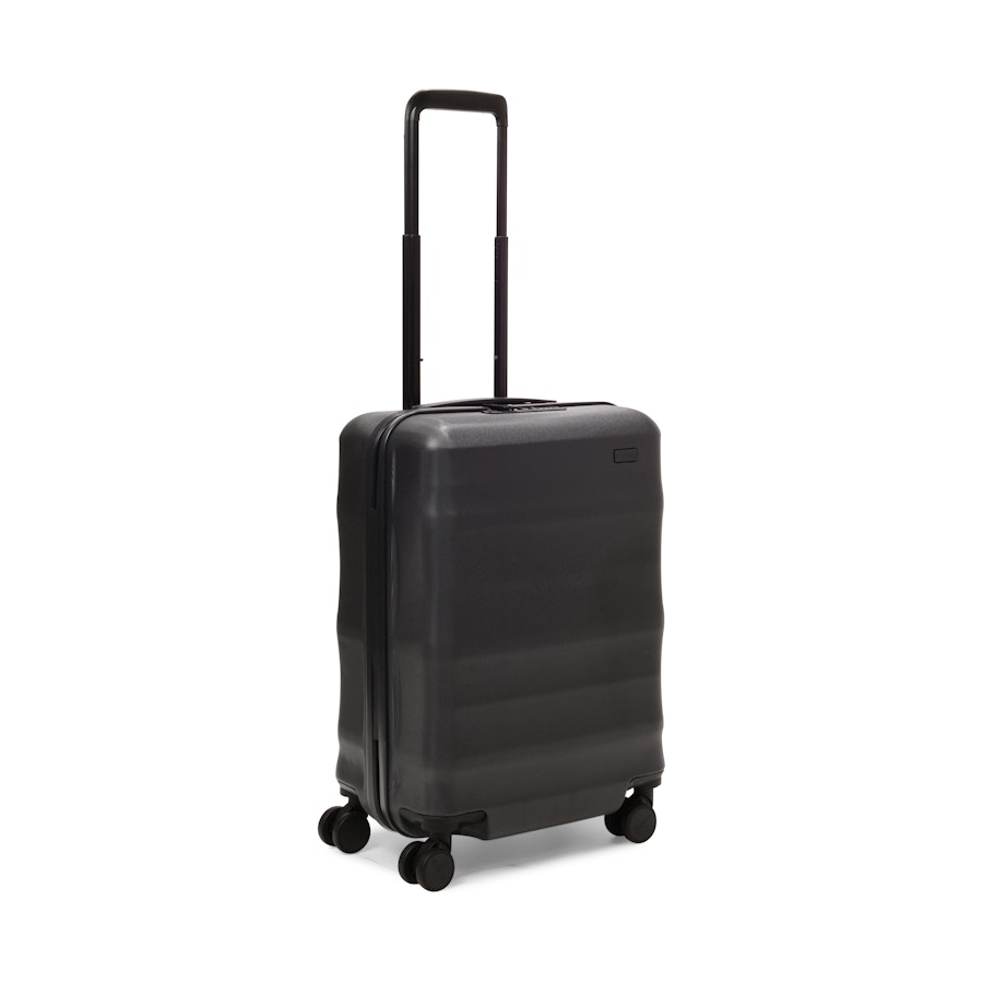 Explorer Luna-Air 55cm Hardside USB Carry-On Suitcase Black Black