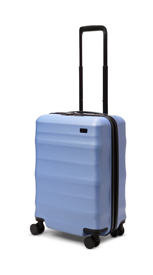 Explorer Luna-Air 55cm Hardside USB Carry-On Suitcase Periwinkle Periwinkle
