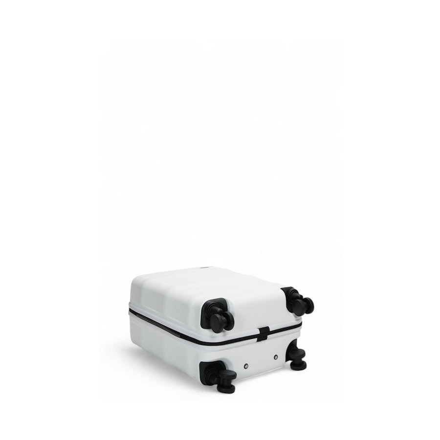 Explorer Luna-Air 55cm Hardside USB Carry-On Suitcase White White