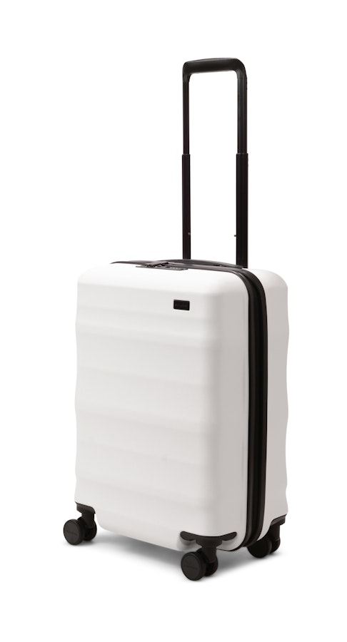 Explorer Luna-Air 55cm Hardside USB Carry-On Suitcase White White